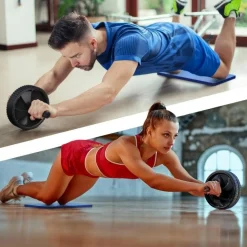 Ab Roller mit Unterlegmatte