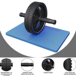 Ab Roller mit Unterlegmatte