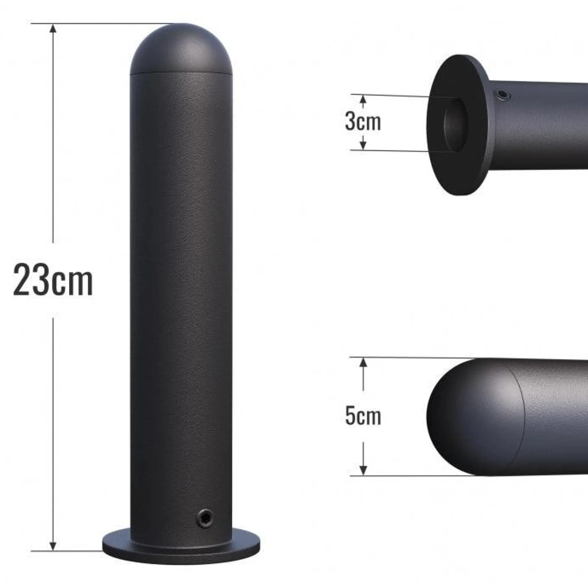 Adapter Schwarz 50 mm für 30 mm