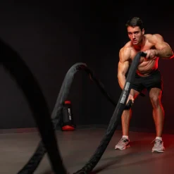 Battle Rope inkl, Wandbefestigung aus Nylon und 9 - 15 m Länge