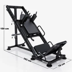 Beinpresse 2in1 - Hackenschmidt und Beinpresse