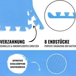 Bodenschutzmatten Endstücke mit 8 Teilen