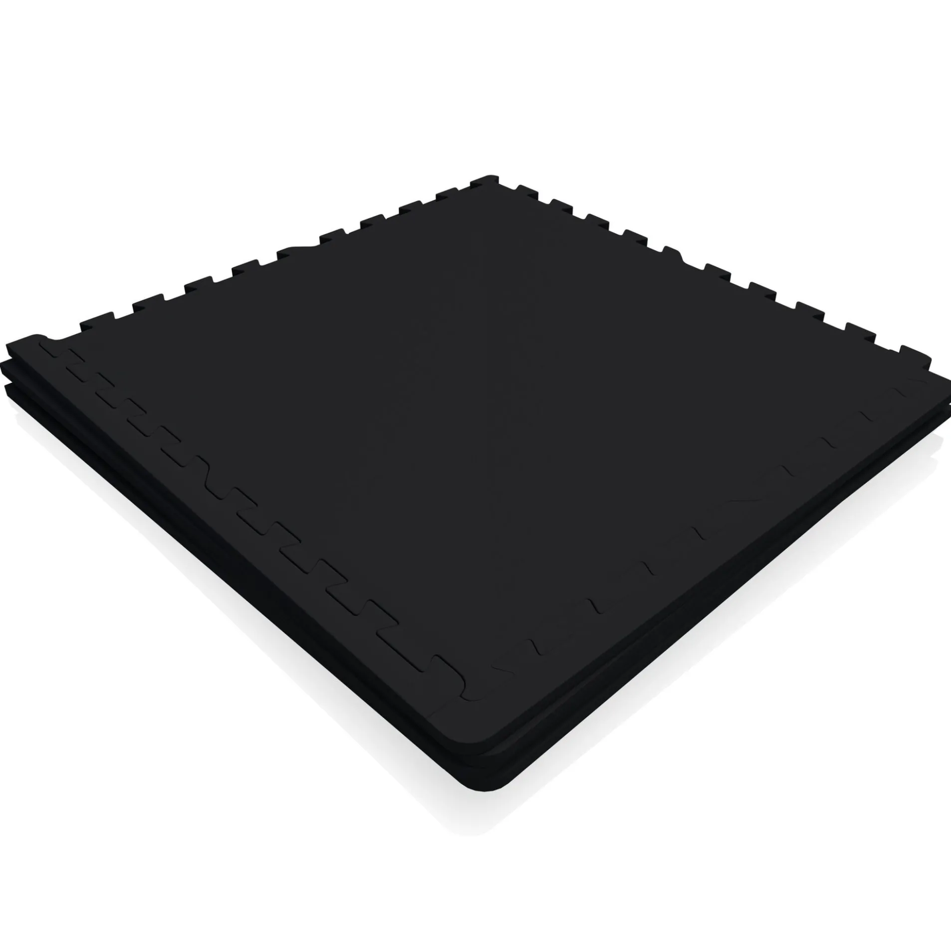 Bodenschutzmattenset Gummi 60x60 cm - 4 Matten inkl Endstücke