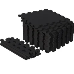 Bodenschutzmattenset 30x30cm - 18 Matten inkl, Endstücke