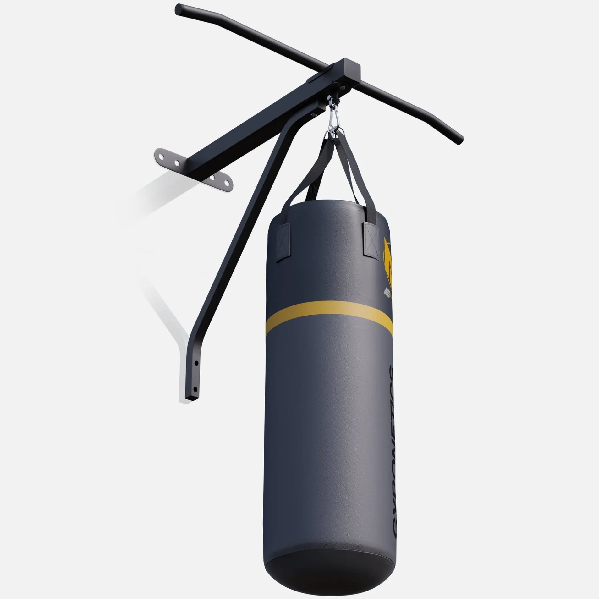 Boxsack E-Series 80 cm mit Klimmzugstange zur Wandbefestigung