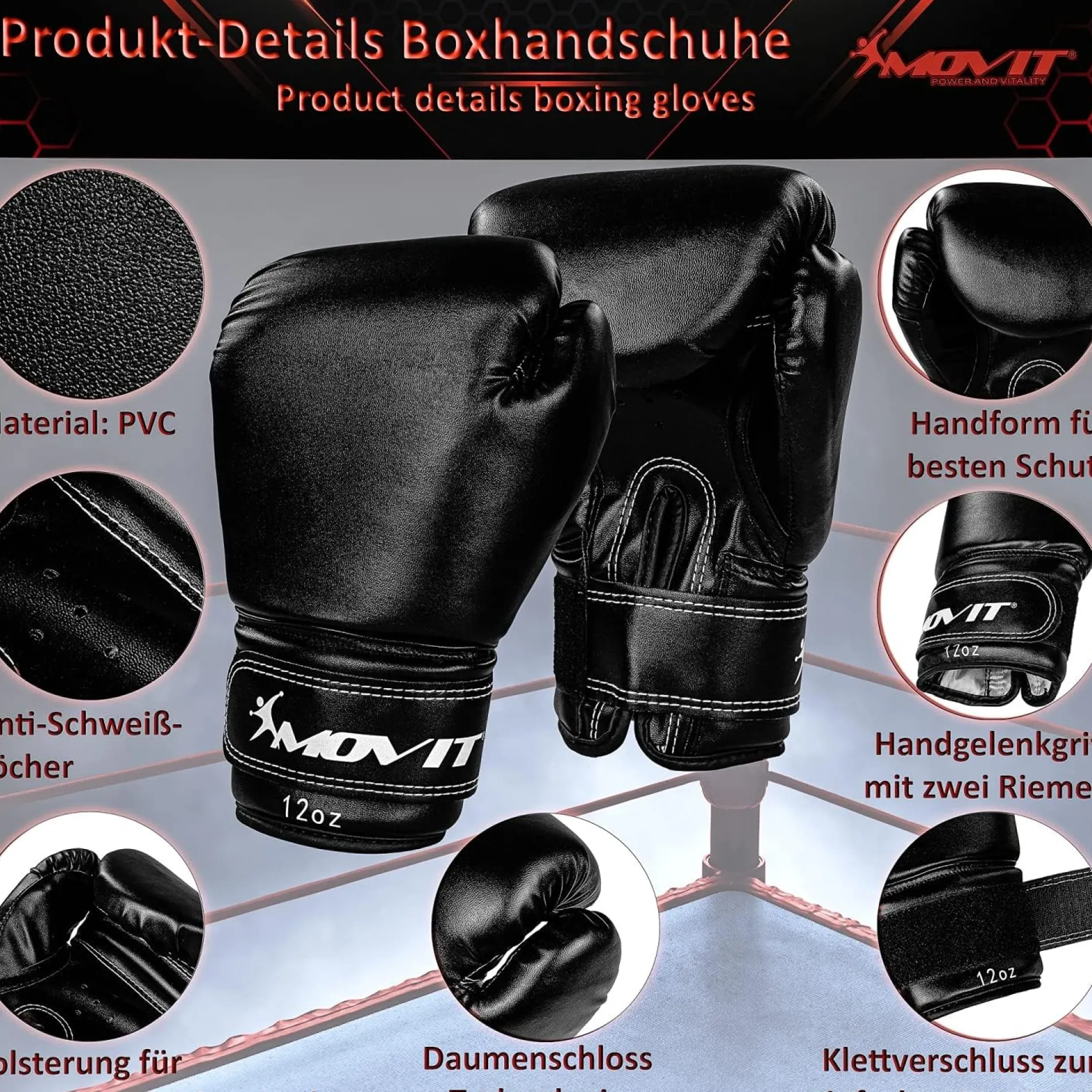 Boxset inkl. Boxsack, Boxhandschuhen und Bandagen