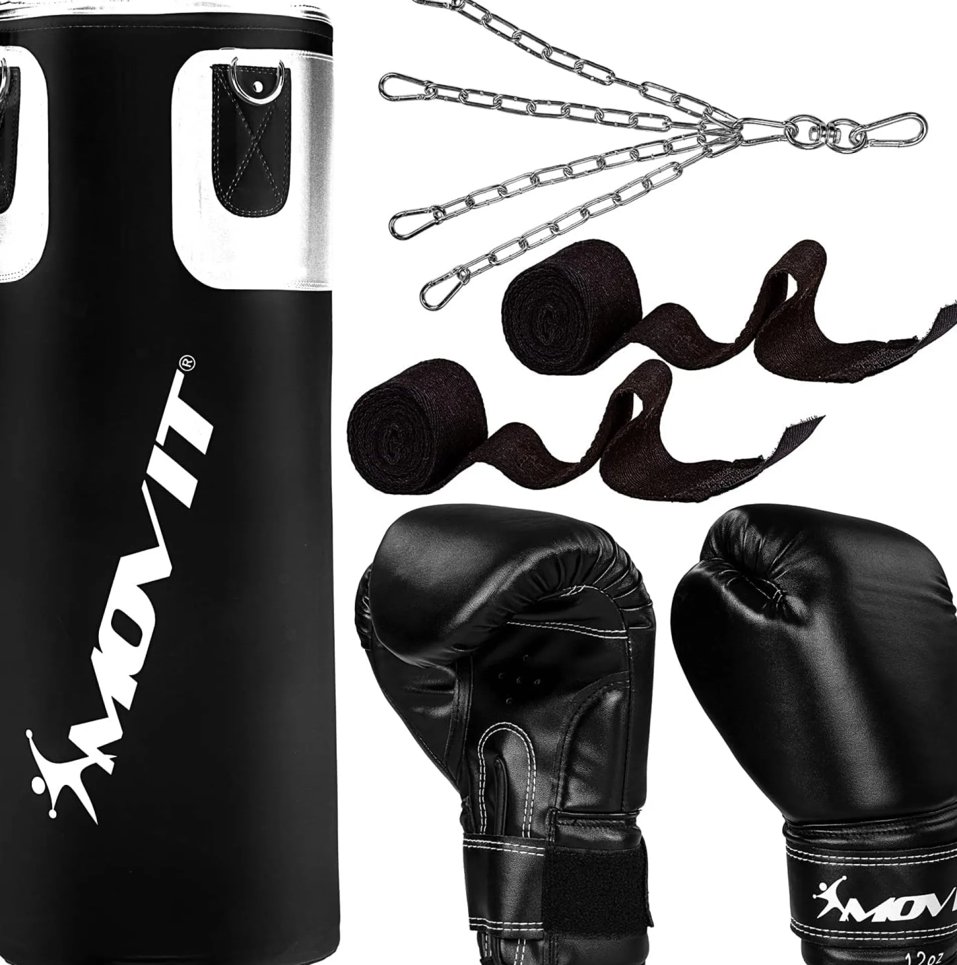 Boxset inkl. Boxsack, Boxhandschuhen und Bandagen