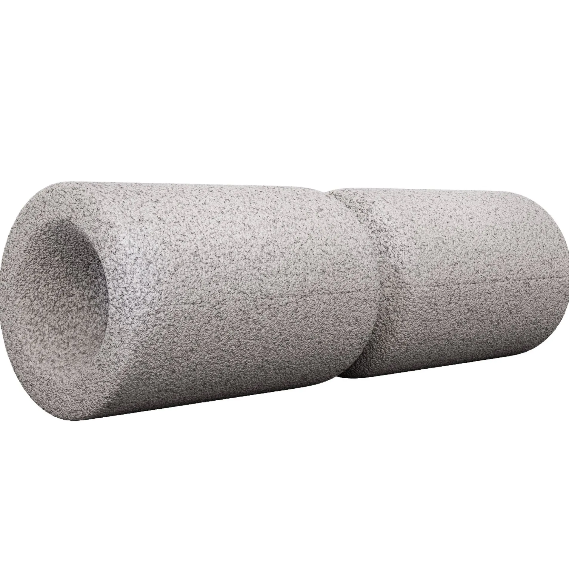 Faszienrolle 38 cm mit Umlaufrille