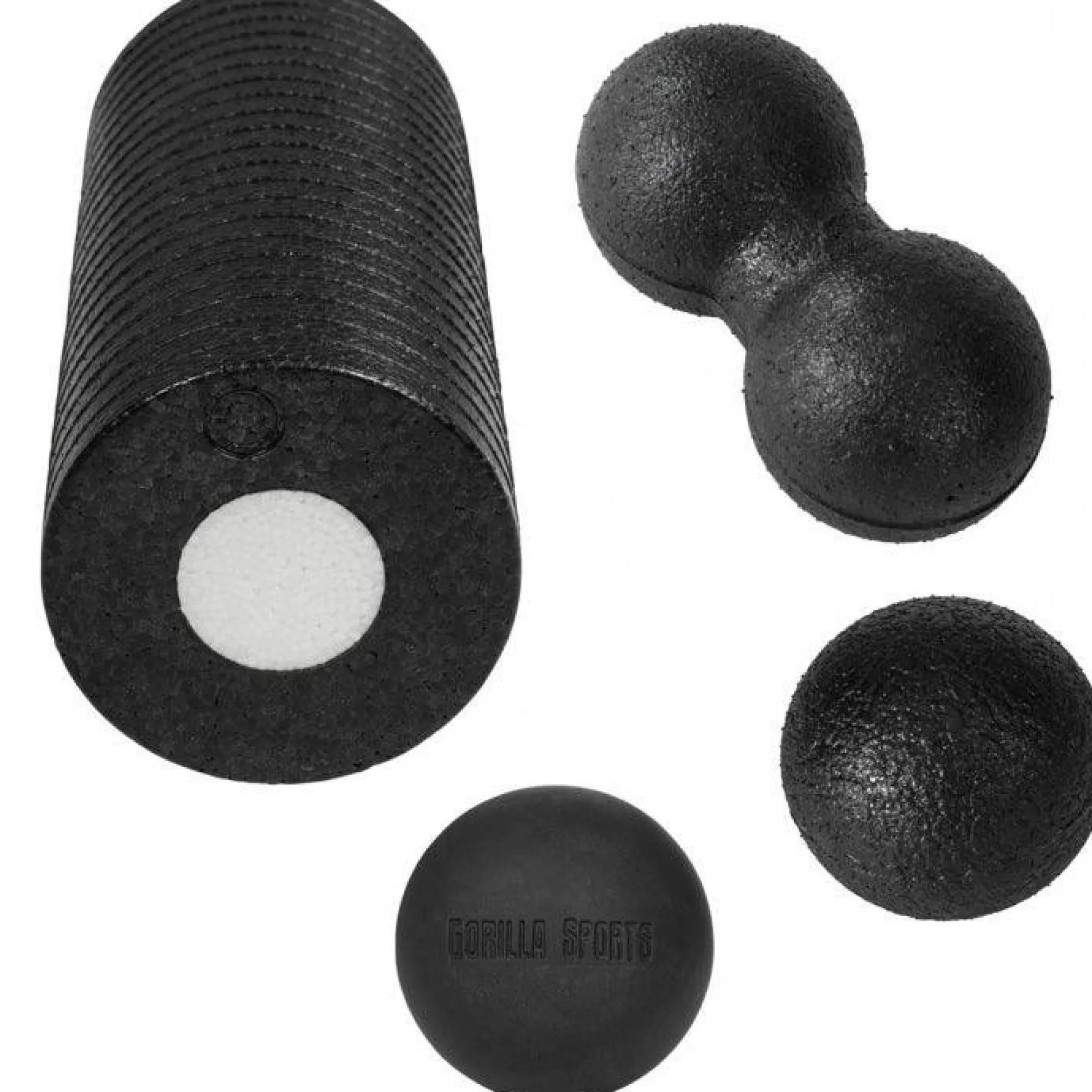 Faszientraining 3er Set inkl, Faszienrolle, Faszienball und Duo Ball