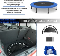 Fitness Trampolin 81 - 122 cm