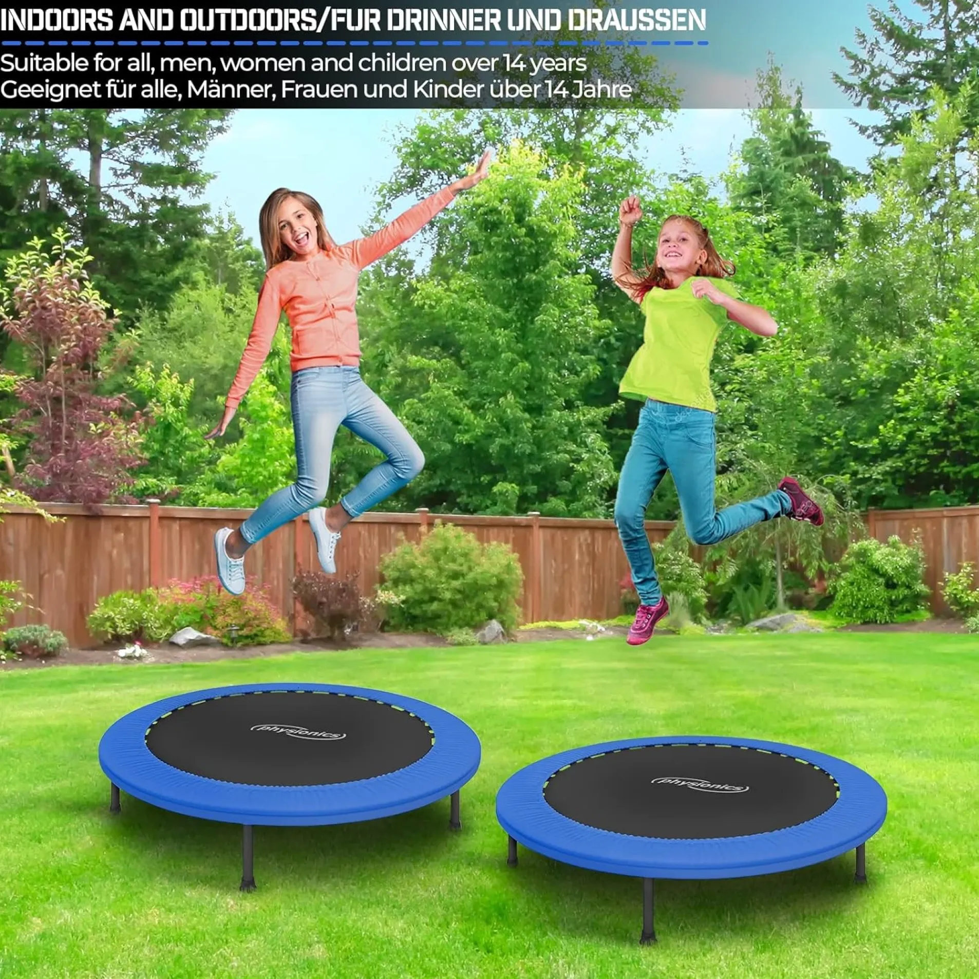 Fitness Trampolin 81 - 122 cm