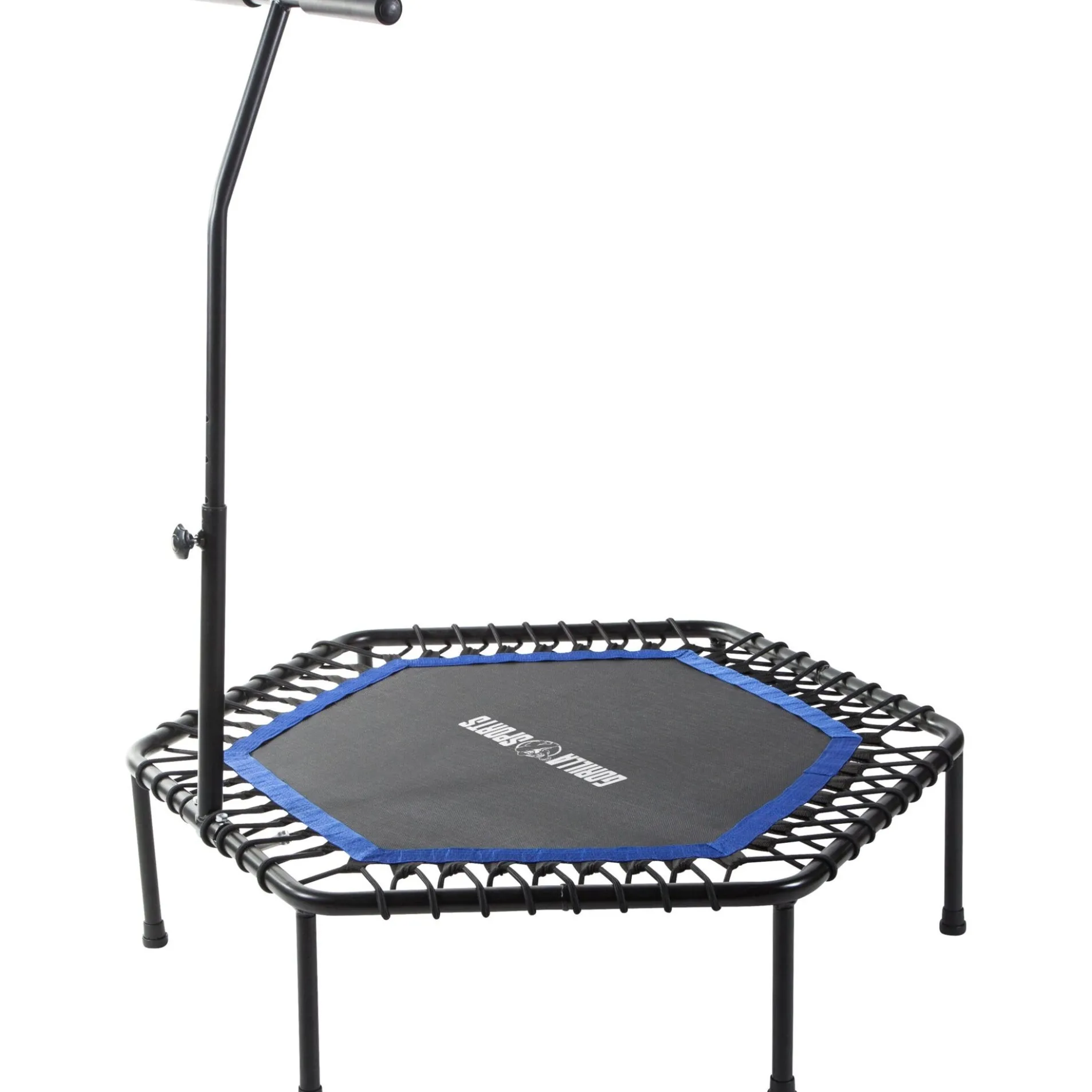Fitness Trampolin mit Haltestange