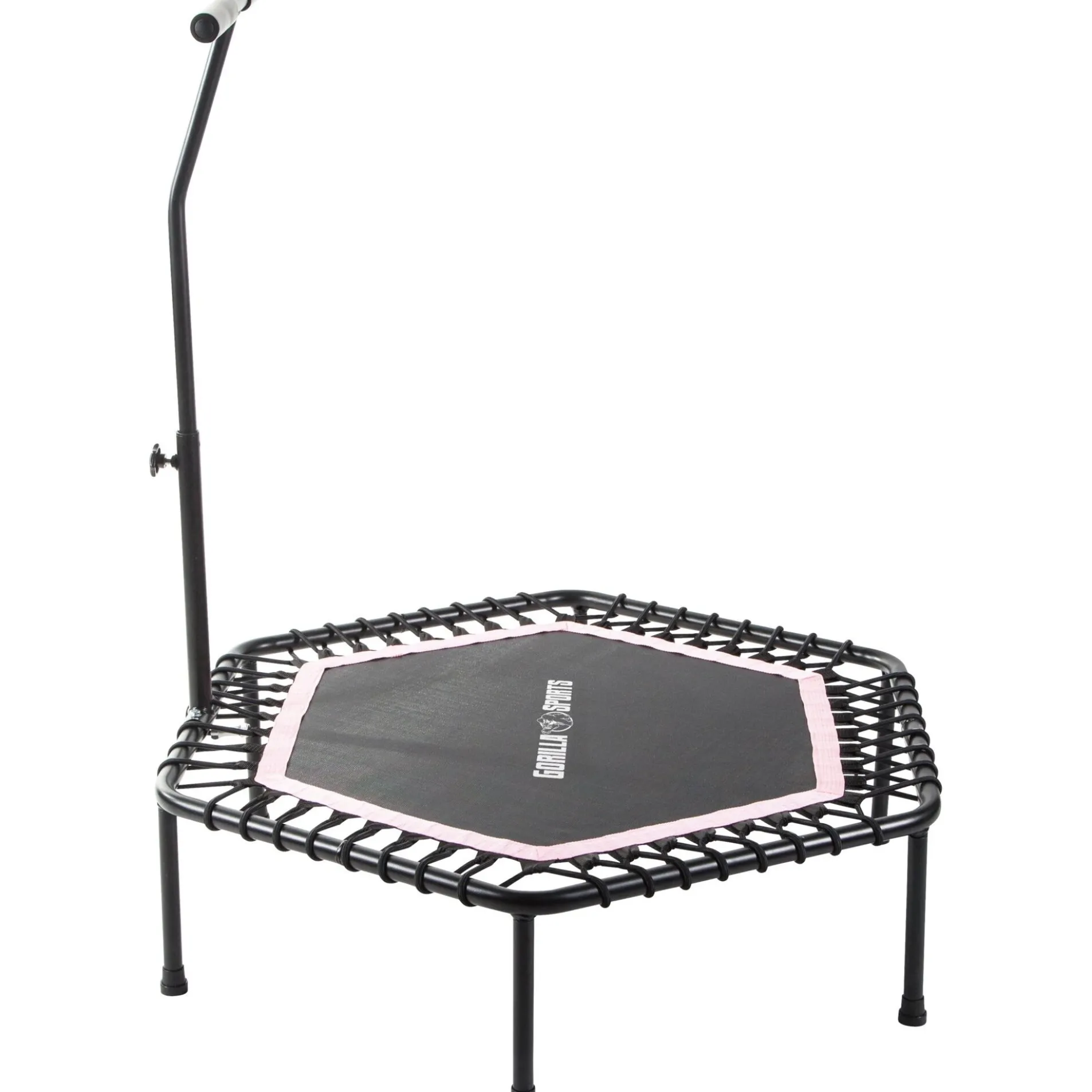 Fitness Trampolin mit Haltestange