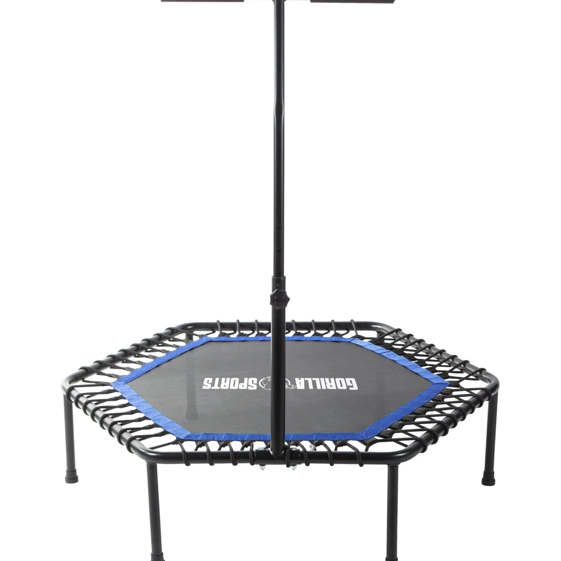 Fitness Trampolin mit Haltestange