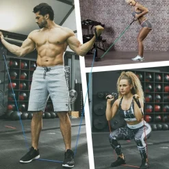 Fitness Tube 3er Set inkl, Griffe und Tasche