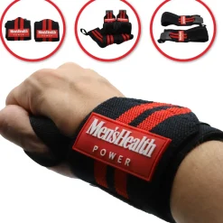 Handgelenk Bandagen Schwarz/Rot