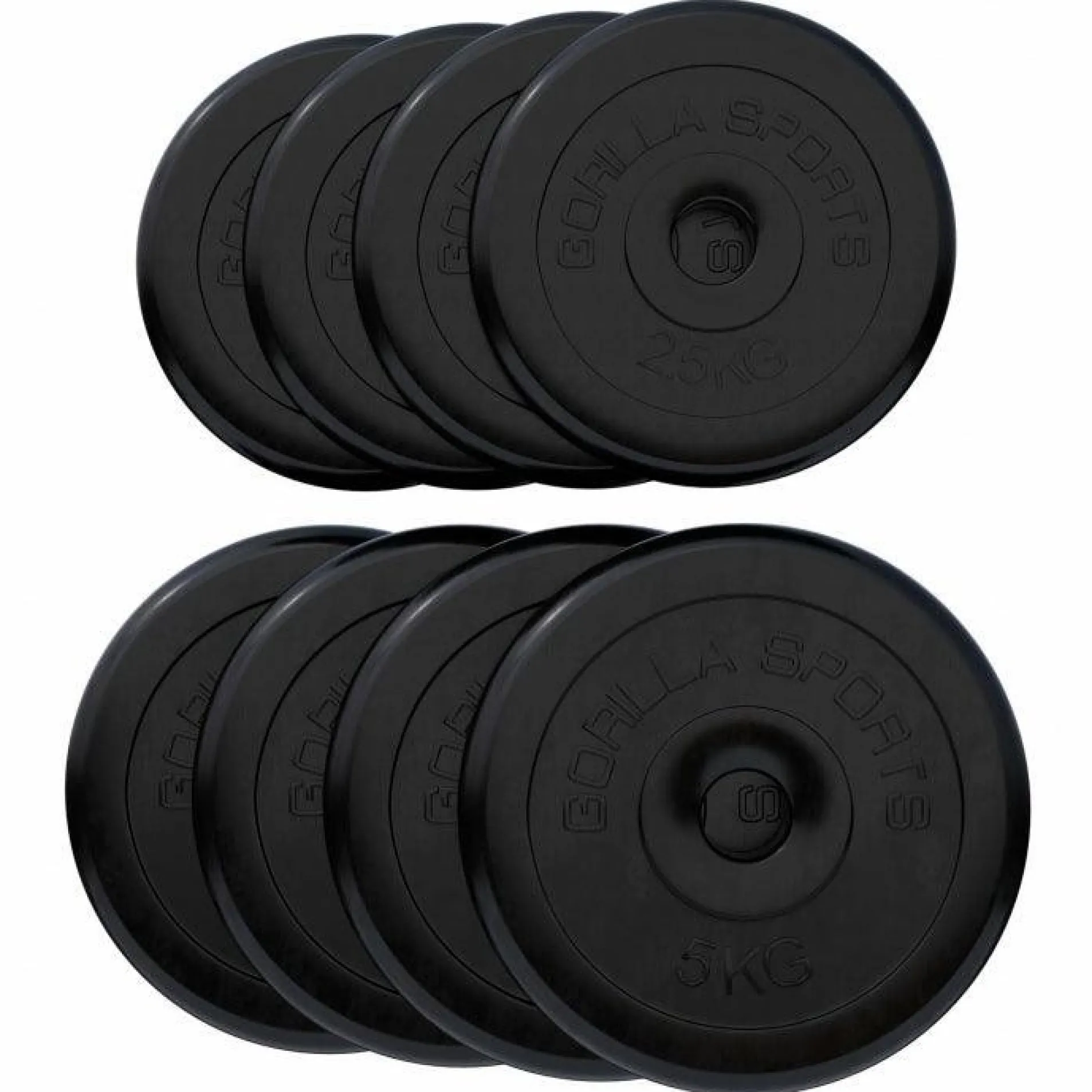 Hantelscheibe Gummi 0,5 - 25 kg