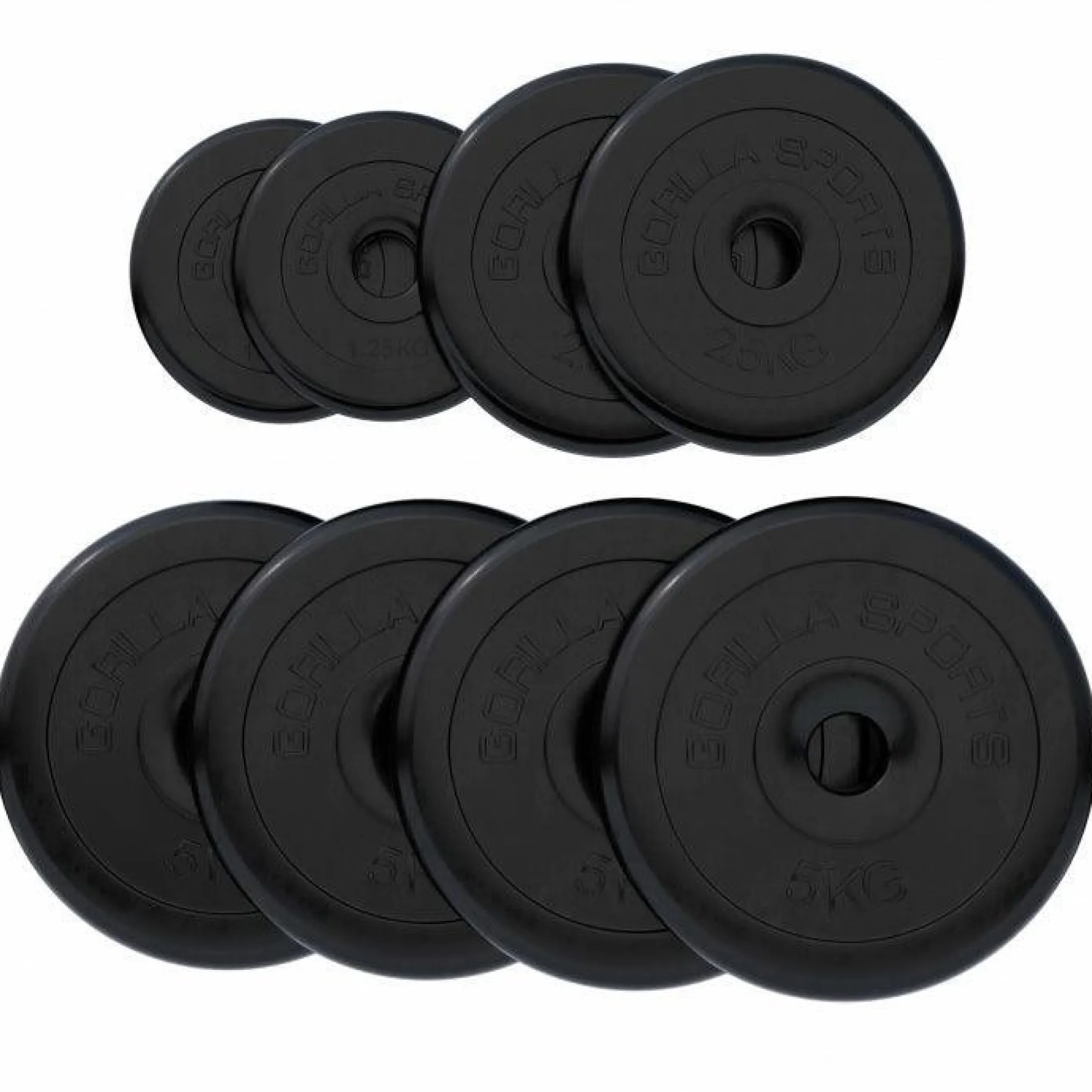 Hantelscheibe Gummi 0,5 - 25 kg