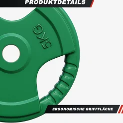 Hantelscheibe Gummi Gripper 1,25 - 25 kg
