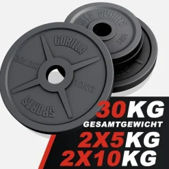 Hantelscheibe Gusseisen Olympia 1,25 - 25 kg