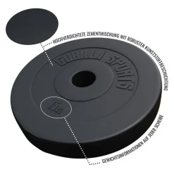 Hantelscheibe Kunststoff Olympia 1,25 - 15 kg