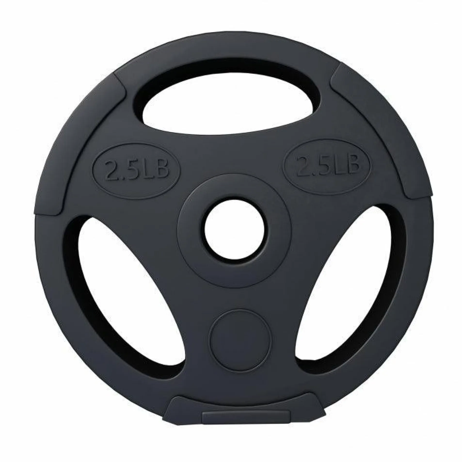 Hantelscheibe Kunststoff Gripper - Ø 1"/25 mm, Kunststoff, mit Zement gefüllt, Einzelgewichte 2,5 - 35 Pfund