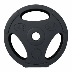 Hantelscheibe Kunststoff Gripper - Ø 1"/25 mm, Kunststoff, mit Zement gefüllt, Einzelgewichte 2,5 - 35 Pfund