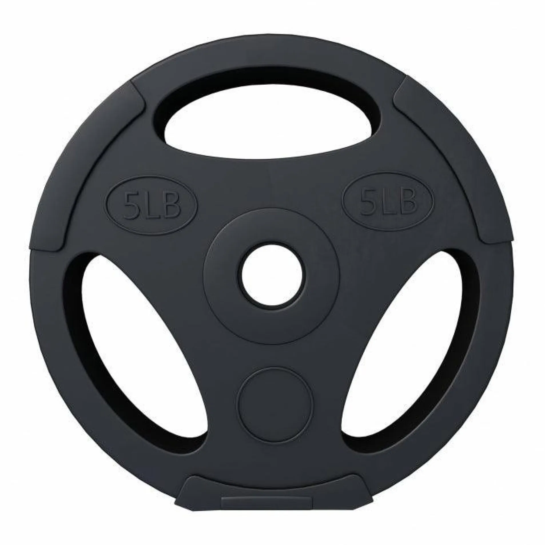 Hantelscheibe Kunststoff Gripper - Ø 1"/25 mm, Kunststoff, mit Zement gefüllt, Einzelgewichte 2,5 - 35 Pfund