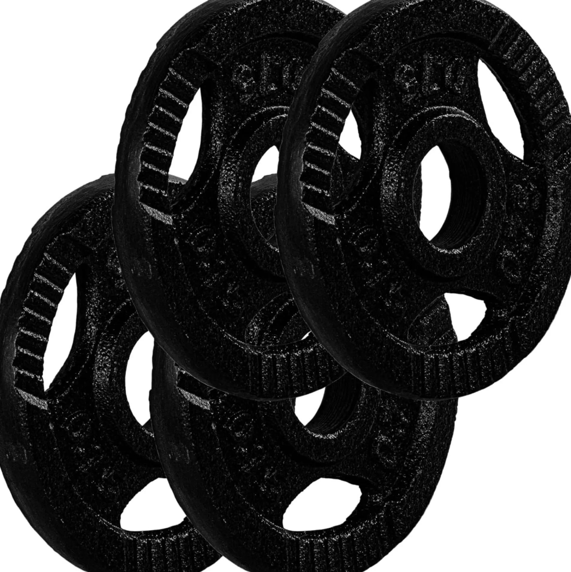 Hantelscheiben Set 30/31 mm Gusseisen Gripper 2 - 30 kg