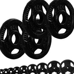Hantelscheiben Set 30/31 mm Gusseisen Gripper 2 - 30 kg