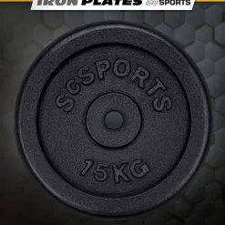 Hantelscheiben Set Gusseisen 15 - 60 kg