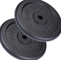 Hantelscheiben Set Gusseisen 15 - 60 kg