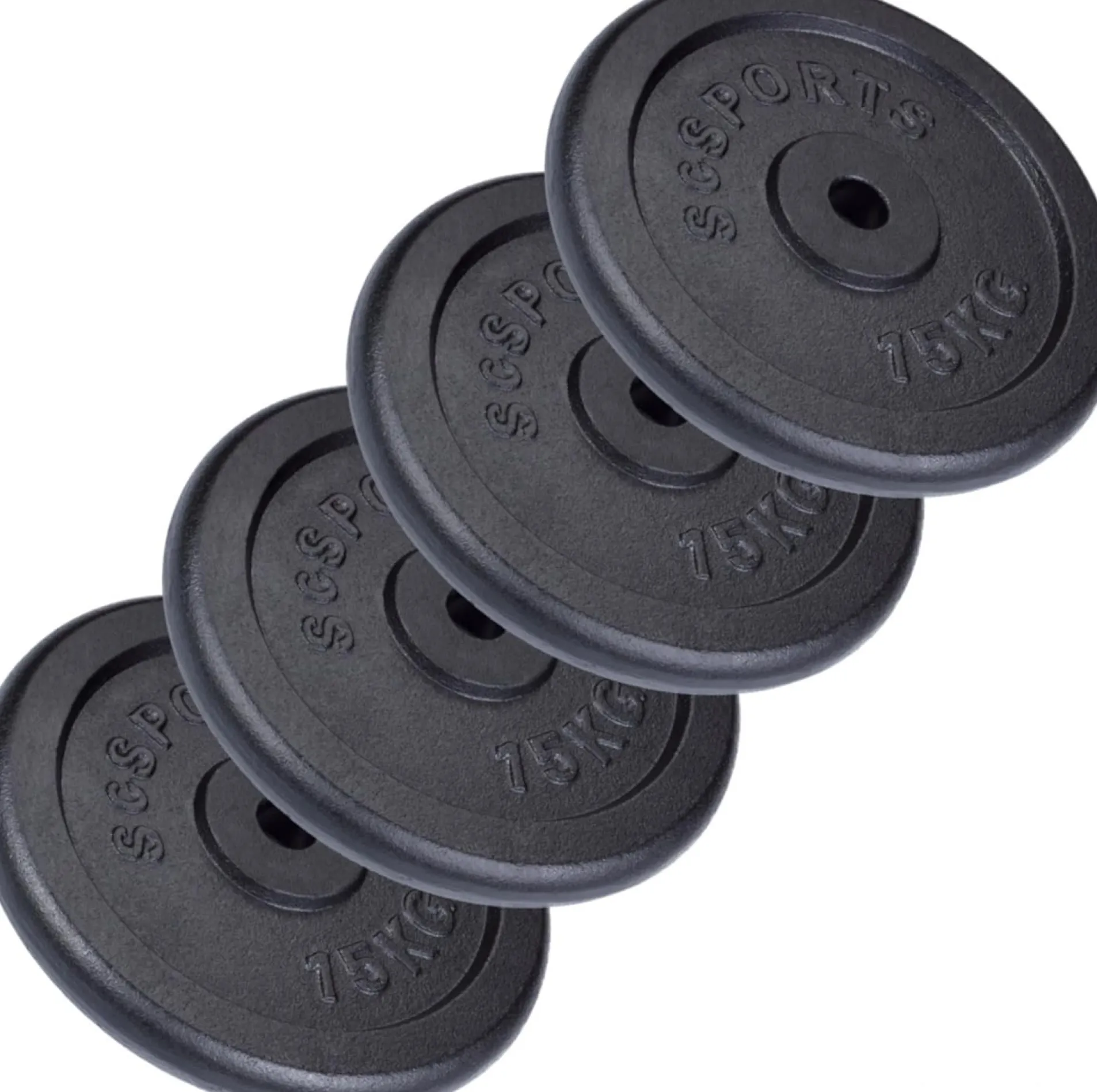 Hantelscheiben Set Gusseisen 15 - 60 kg