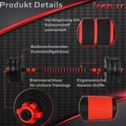 Hantelset 6in1 20 - 30 kg