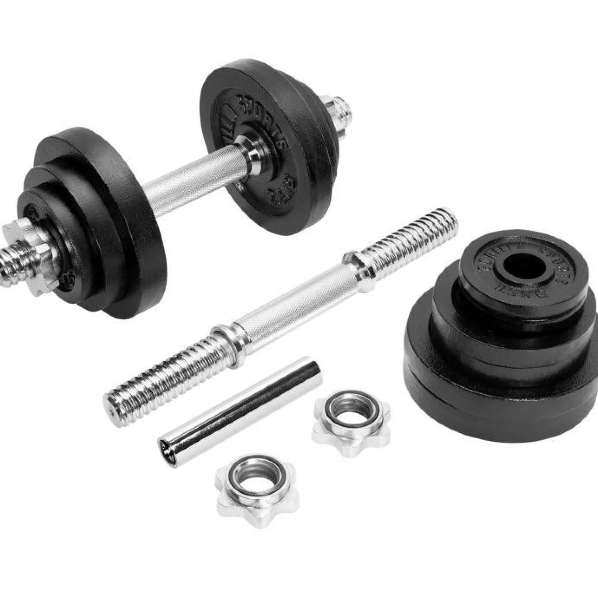 Hantelset 2in1 Gusseisen 22 kg