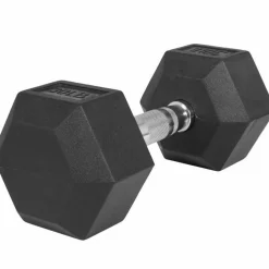 Hexagon Kurzhantel Gummi - 5-60 Pfund (2,3-27,2 kg)