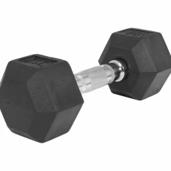 Hexagon Kurzhantel Gummi - 5-60 Pfund (2,3-27,2 kg)