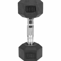 Hexagon Kurzhantel Gummi - 5-60 Pfund (2,3-27,2 kg)