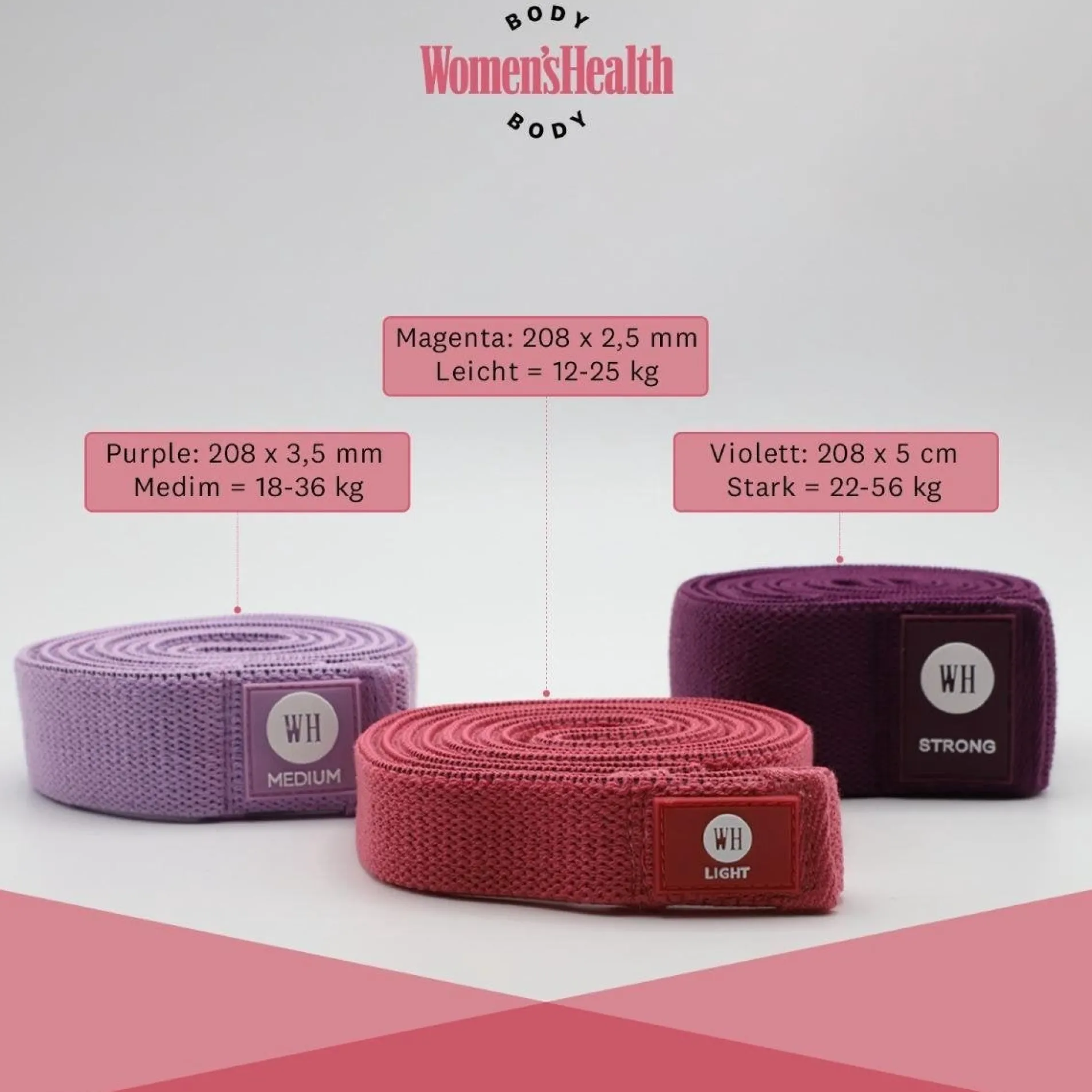 Hip Band 3er Set