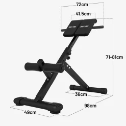 Hyperextension klappbar