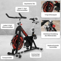 Indoor Cycling Heimtrainer Fahrrad
