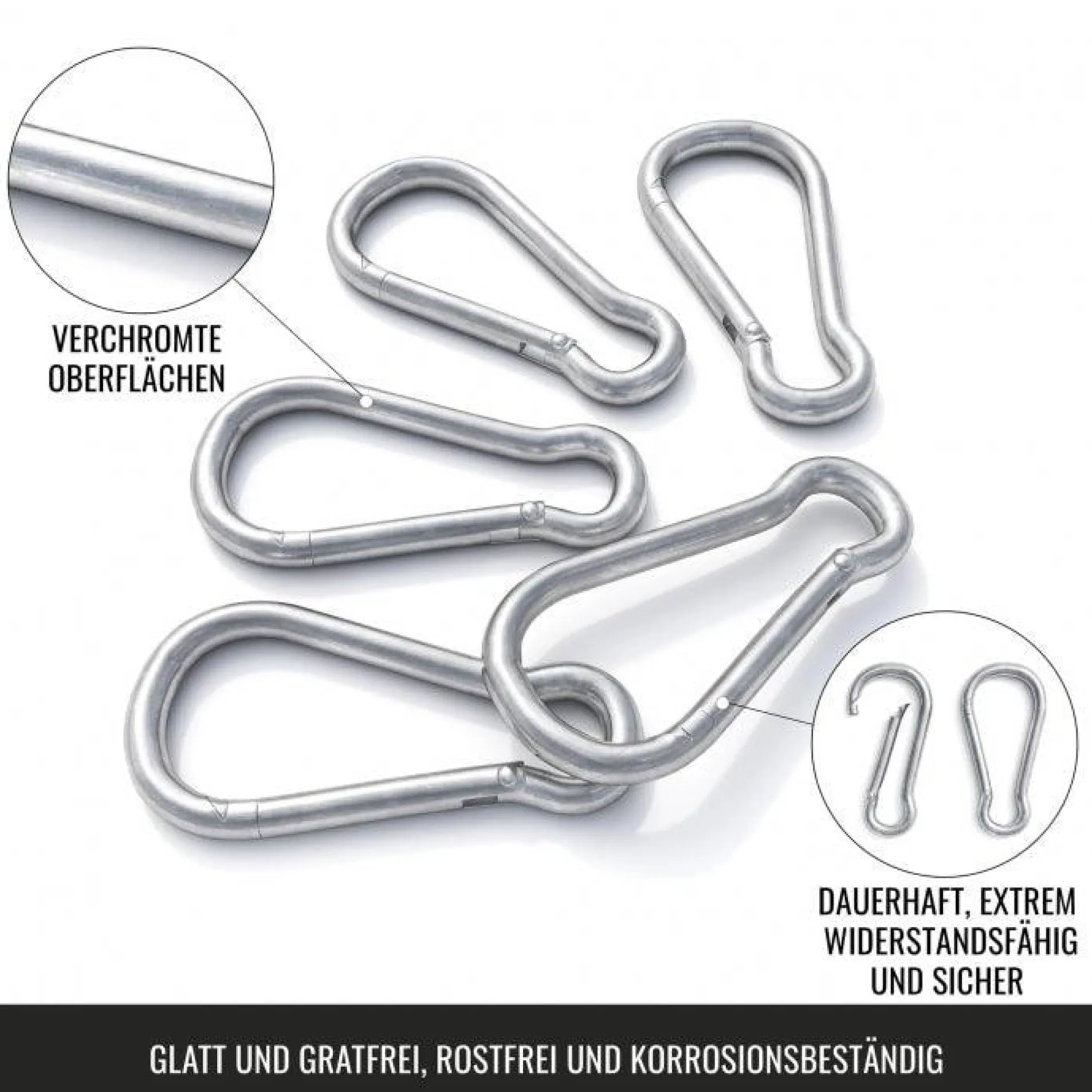 Karabiner 7 mm im 5er Set