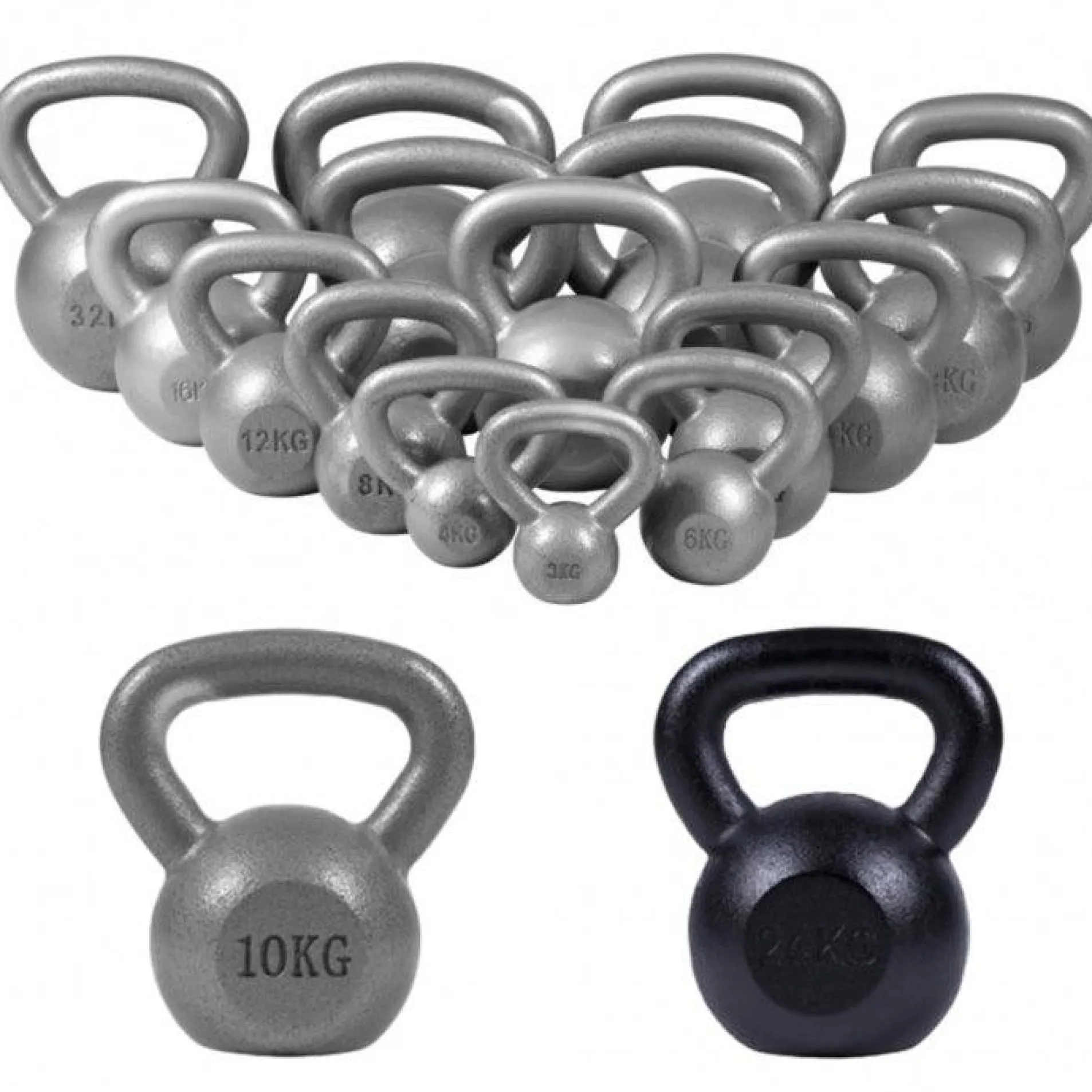 Kettlebell Gusseisen 2 - 32 kg