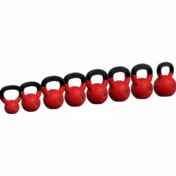 Kettlebell Gusseisen Neopren rot 2 - 32 kg