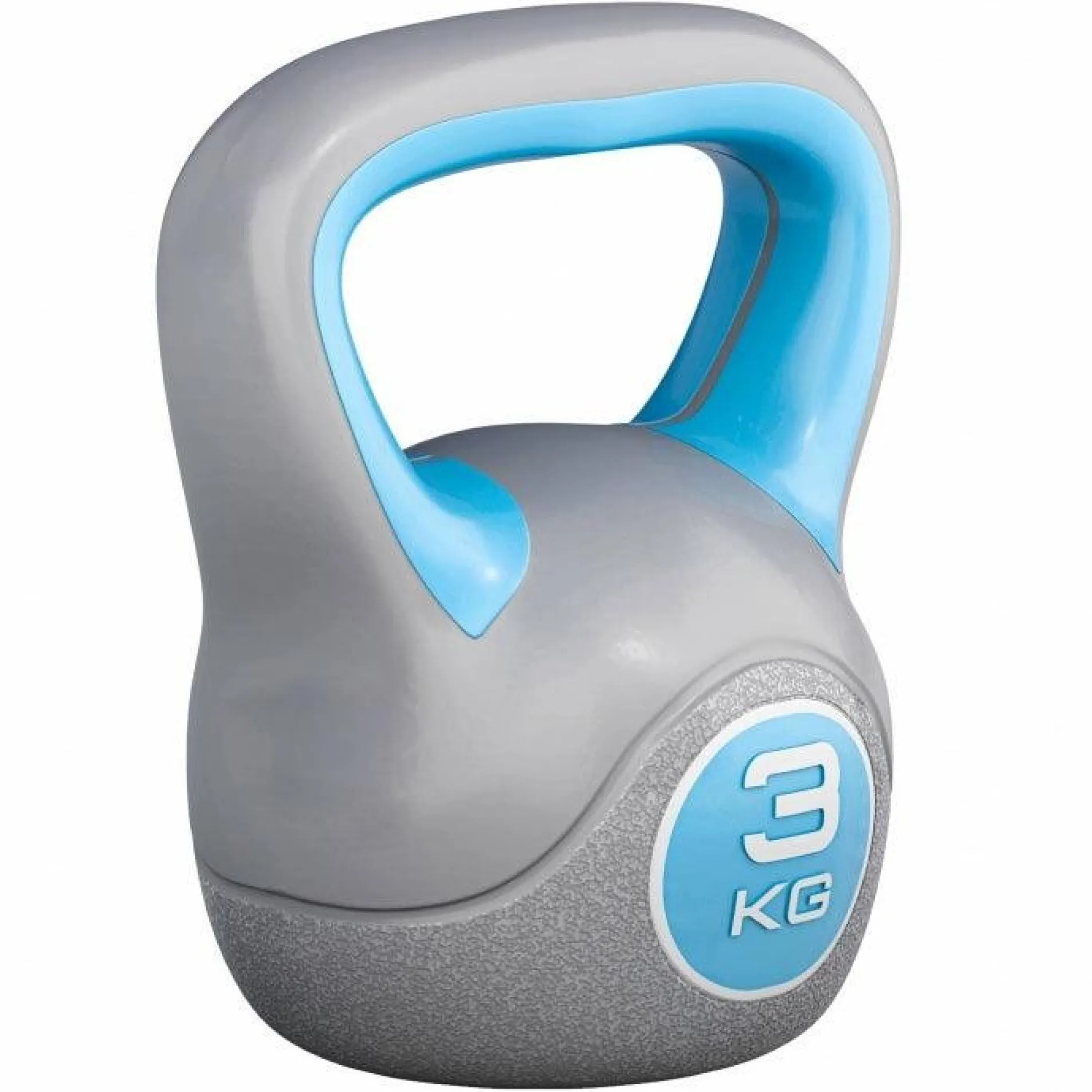 Kettlebell Kunststoff grau 2 - 20 kg