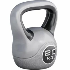 Kettlebell Kunststoff grau 2 - 20 kg