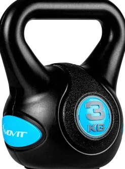 Kettlebell Kunststoff grau 3 - 20 kg