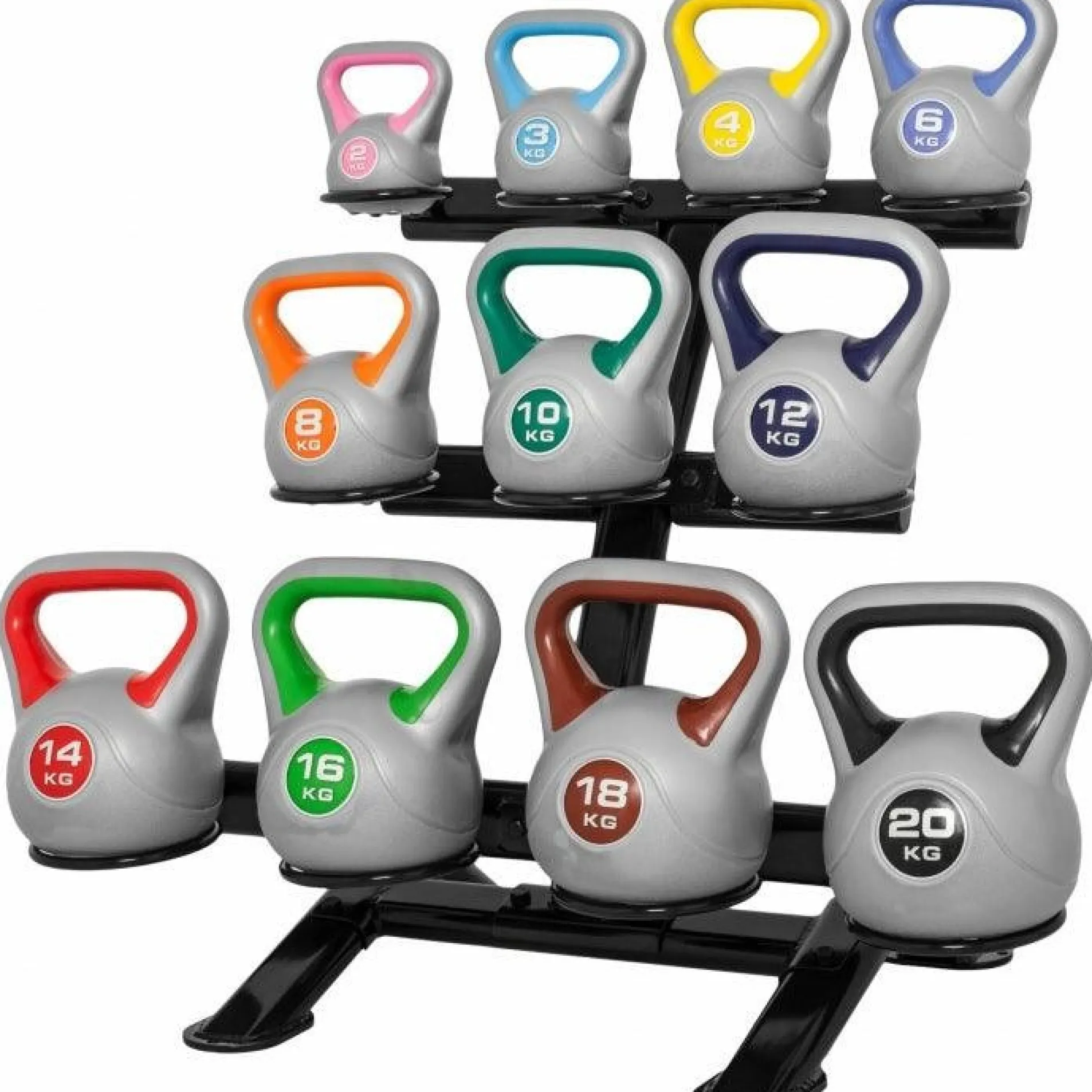 Kettlebell Ständer für 11 Kettlebells