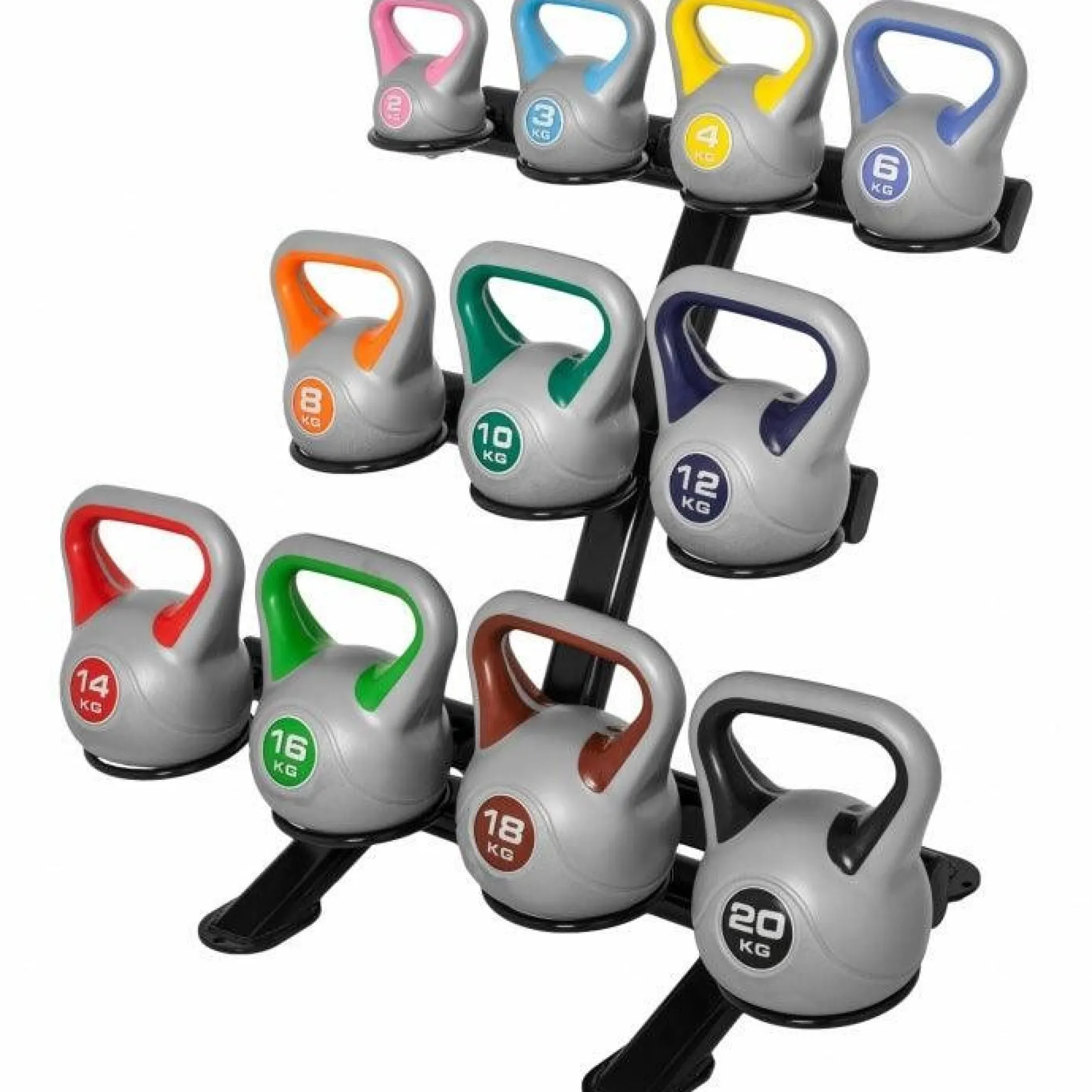 Kettlebell Ständer für 11 Kettlebells