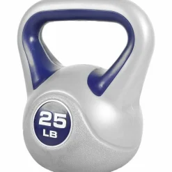 Kettlebell Stylish - 5 - 45 Pfund, Zement, Kunststoffabdeckung